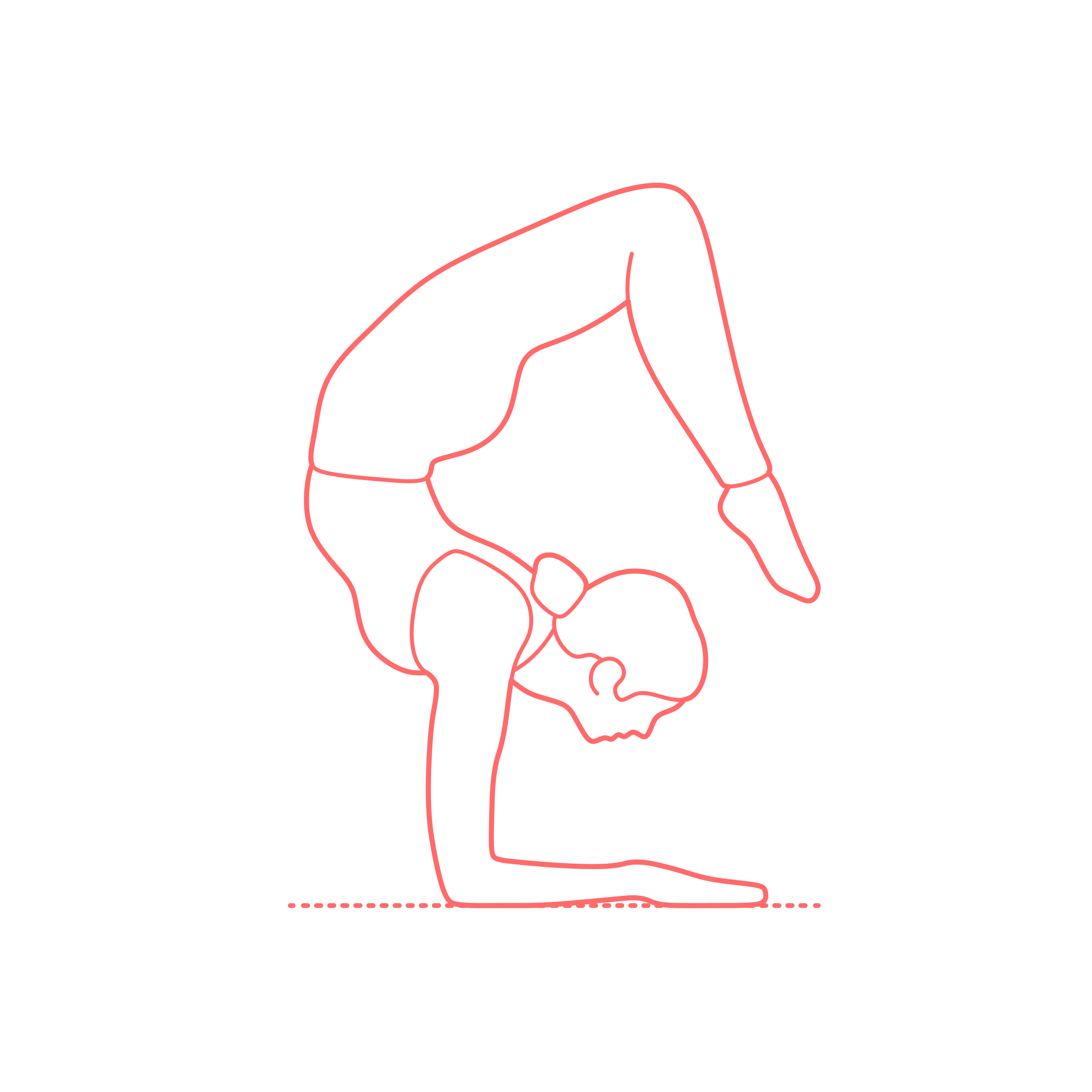 Humans Yoga Poses Scorpion Pose Outline Svg Vector Free Vectors